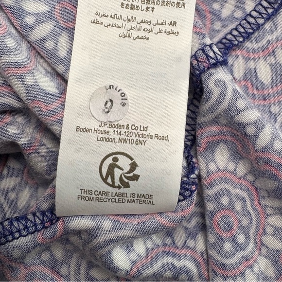 Boden Medallion Pattern Midi Dress - Picture 9 of 9